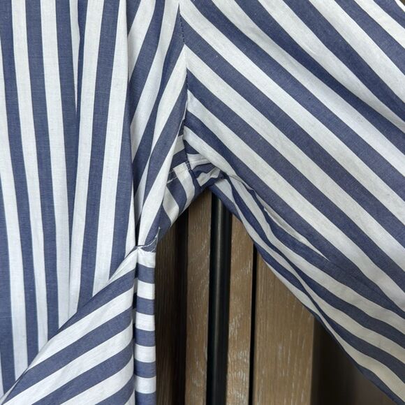 T by Alexander Wang Stripe Tie Front Shirtdress size 2 - Picture 12 of 14